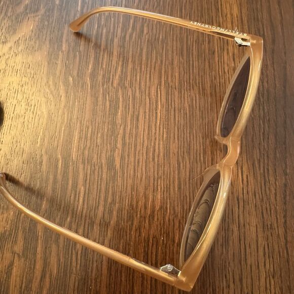 New Stella McCartney SC0086S Cat Eye Amber Sunglasses NEW - Picture 6 of 6